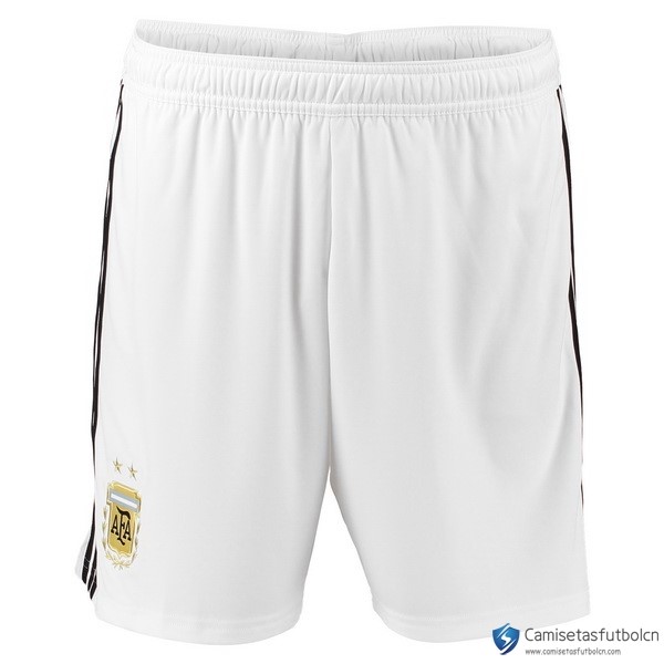 Pantalones Argentina Segunda equipo 2018 Blanco